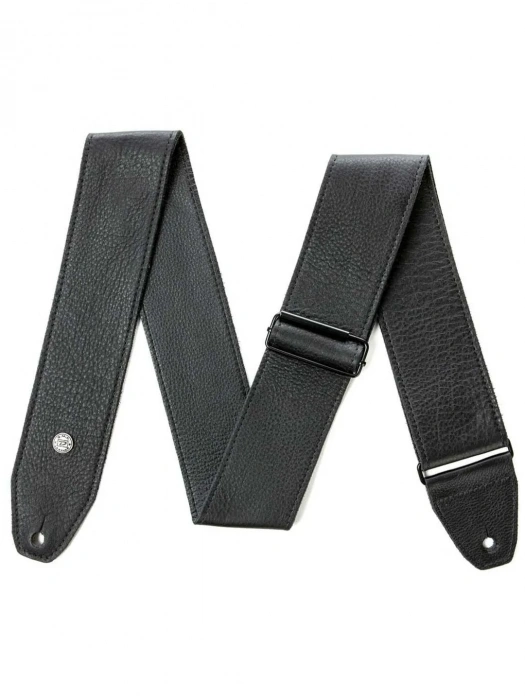 Dunlop BMF15BK BMF TRI-Glide Leather Black Strap