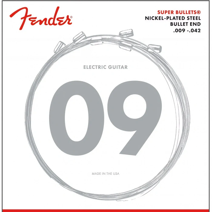 Струни Струни Fender 3250L Super Bullets Nickel Plated Guitar Strings 9-42