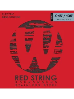 Warwick 42200 RED Stainless Steel Medium 4-String (45-105)