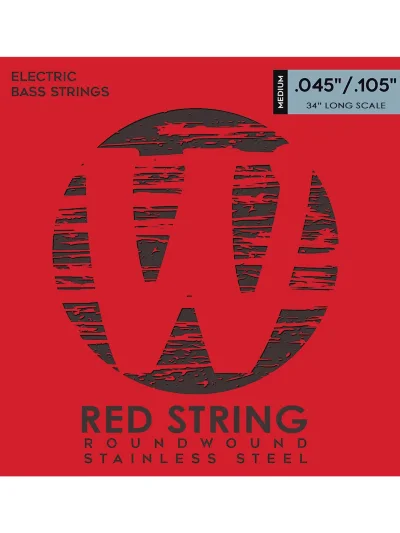 Струни Warwick 42200 RED Stainless Steel Medium 4-String (45-105)