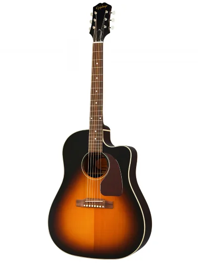 Електро-акустична гітара Epiphone J-45 EC Aged Vintage Sunburst