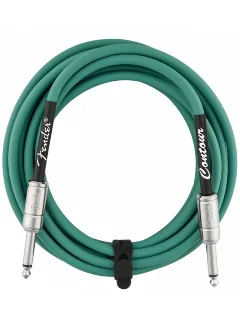 Fender Cable Contour Series 15' Sherwood Green