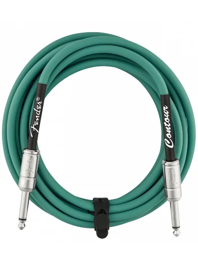 Інструментальний кабель Fender Cable Contour Series 15' Sherwood Green
