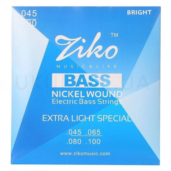 Струны Ziko DN-045 Nickel 45-105
