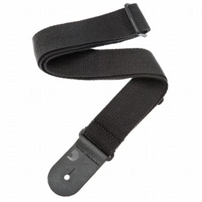 Ремінь для гітари D'Addario 50CT00 Cotton Guitar Strap (Black)