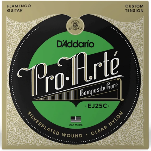 Струни D'Addario EJ25C Pro-Arte Composite Flamenco Clear Nylon