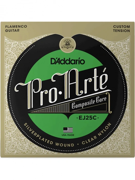 Струни Струни D'Addario EJ25C Pro-Arte Composite Flamenco Clear Nylon
