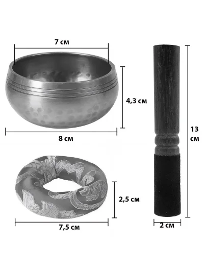 Співуча чаша Overtone Sound Bowl Copper Orange