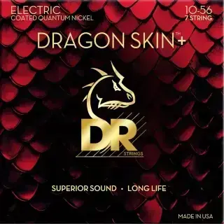 DR DEQ-7/10 Dragon Skin+ Electric Medium 7-String 10-56
