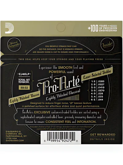 Струни D'Addario EJ46LP Pro-Arte Lightly Polished High Tension