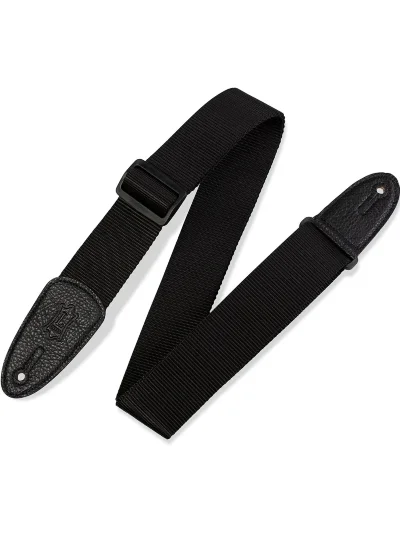 Ремінь для гітари Levy’s M8-BLK Heavy Weight Poly Series (Black)