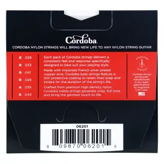 Cordoba 06201 Nylon Guitar Strings - Medium
