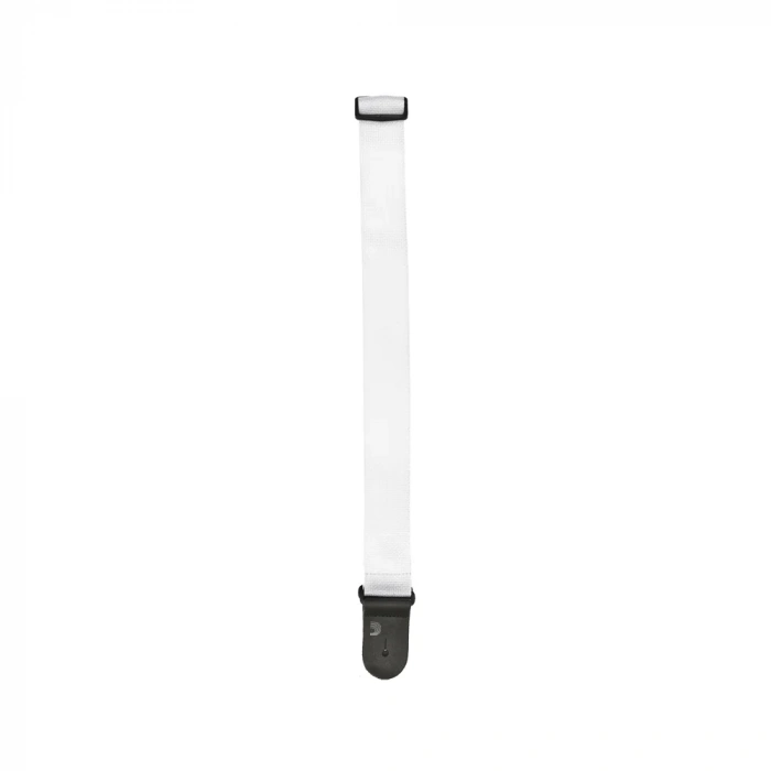 D'Addario PWS108 Polypro Guitar Strap (White)