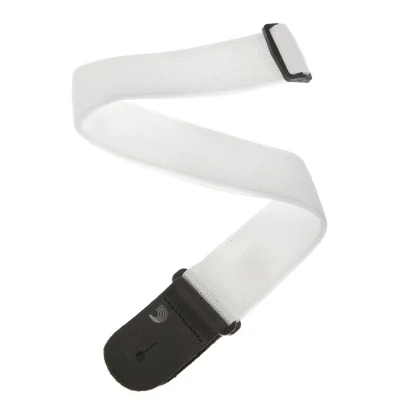 Ремінь для гітари D'Addario PWS108 Polypro Guitar Strap (White)