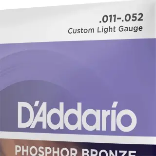 D'Addario EJ26 Phosphor Bronze Custom Light 11-52