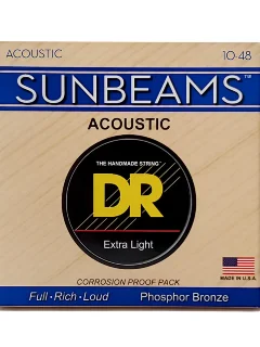 DR RCA-10 Sunbeam Acoustic Phosphor Bronze Extra Light 10-48