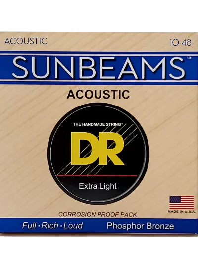Струни DR RCA-10 Sunbeam Acoustic Phosphor Bronze Extra Light 10-48