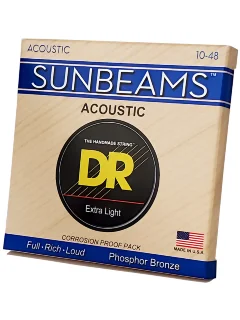DR RCA-10 Sunbeam Acoustic Phosphor Bronze Extra Light 10-48