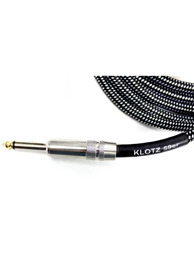 Інструментальний кабель Klotz 59 Vintage Pro Guitar Cable Angled 3 m